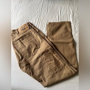 Levi's Tan 505 straight Workwear Jeans